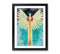 Reflection Of An Angel Framed Print | A3 Black Framed Wall Art | Ready to Hang | Modern Nature Picture | Living Room Bedroom Lounge Office