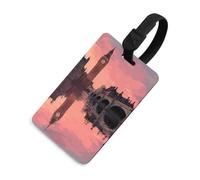 Reflection of Big Ben Custom Travel Luggage Tag for Suitcases