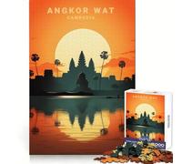 Reflection Religious Landm Jigsaw Puzzle 1000 Piece for Adults Intellect Toy Soothing Fun Precise Cut (38x26cm)