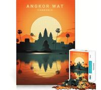 Reflection Religious Landm Jigsaw Puzzle 1000 Piece for Adults Intellect Toy Soothing Fun Precise Cut (38x52cm)