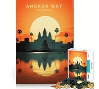 Reflection Religious Landm Puzzle for Teenagers 1000 Pieces Smart Reason Toy Stress Release Sharp Edge Birthday Gift (50x75cm)