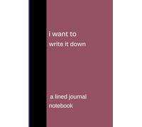 Reflections - A 120-Page Journal of Unwritten Thoughts 6x9 journal for writing: For everything you forget… until you write it down.