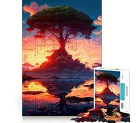 Reflections at Dawn Jigsaw Puzzle 1000 Piece for Adults Intellect Toy Soothing Fun Precise Cut (38x26cm)