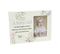 Reflections Floral Photo Frame 4X6" - A Baby Girl