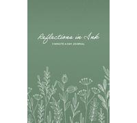 Reflections in Ink: 5-Minute a Day Journal: Floral notebook, A5 size, 6x9 inches, 180 ruled/lined pages