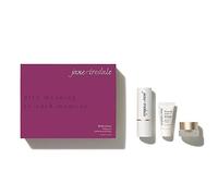 Reflections Makeup Kit by Jane Iredale for Women - 3 Pc Gift Set Glow Time Highlighter Stick - Solstice, 24K Gold Dust Shimmer Powder, 0.24oz Smooth Affair Illuminating Glow Face Primer Mini