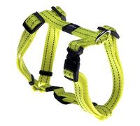 Reflective Adjustable Dog H Harness for Small to Medium Dogs; matching collar and leash available, Yellow