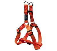 Reflective Adjustable Dog Step in Harness for Extra Large Dogs; matching collar and leash available, Orange