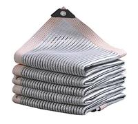 Reflective Aluminet e Cloth 75% Sun Protect Mesh for Plants & Cars Heat Resistant Sunblock Tarp with Grommets Available in 3.3ftx3.3ft to 13ftx20ft Sizes