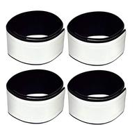 Reflective Ankle Bands - 1,000+ ft of Visibility - Very Large Reflective Area - Straps for Nighttime Biking, Running and Walking - Very Bright, Lightweight & Comfortable