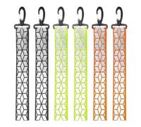Reflective Backpack Pendants - Safety Reflective Clothing, Keychain Pendants | Lightweight and Portable Tools, Outdoor Mountaineering Supplies for Running Cycling Walking, 20x3x1cm