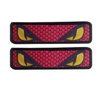 Reflective Bag Patch Stickers - Snake Eye Patch Stickers, Reflective Jacket Applique Badge Set, 2 Pieces Adhesive Decorative Patches Stylish Clothing, Backpack and Dog Vest Accessory Decoration
