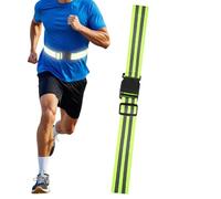 Reflective Belt for Walking at Night,Adjustable Elastic Safety Band,High Visibility Reflective Strap | for Men Women Night Runners Riding Cycling Jogging