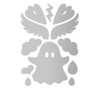 Reflective Berlin Unisex - Adult Textilstickies Reflective Stickers, Spooky Silver, One Size