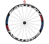 Reflective Bicycle Wheel Ring Stickers 2 Pack for Mountain Bikes Compatible with Wheels 56cm+ Diameter and 2cm+ Rim Width for Decoration Use (9)
