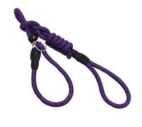 Reflective Big Dog Leash - Heavy Duty P Chain For Medium/Large Dogs, Training & Walking For Malinois & Collies(Ordinary Purple,XS-dia 0.6cm)