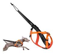 Reflective Big Dog Sled Harness - Dog Pulling Harness | Adjustable Training Strap | Durable Comfortable Running Gear For Sled Training Walking Pulling Exercise Outdoor Activities Sports