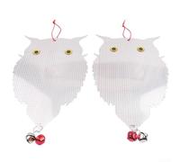 Reflective Bird Spiral 2-Pack Double-Sided Reflective Bird Spiral(Red & Silver)
