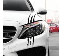 Reflective Car Sticker Claws Scratch, Waterproof Monster Claw Scratch Decal, Car Stickers Accessories (Black), 40cm x 12cm