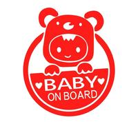 Reflective Car Stickers - Baby Car Sticker Baby Dashboard Sticker Funny Car Warning Signs Safety Sign for Baby Dashboard
