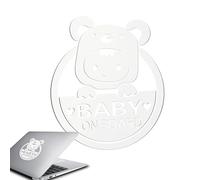 Reflective Car Stickers - Baby In Car Sticker, Baby Board Funny Car Sticker Decal, Baby Board Car Warning Signs, Baby Board Safety Sign, Reusable Baby Board Sticker Decal