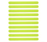 Reflective Car Stickers Rearview Mirror 10pcs Multi Colour PVC | Waterproof PET material enhances night visibility for cars and SUVs easy to apply and remove without