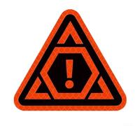 Reflective Car Stickers Reliable for Night Safety Driving | for Automotive Applications with High Visibility Rings for Cars, Motorcycles, Helmets, Trailers and Sports Equipment