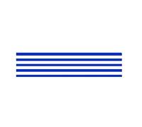 Reflective Car Strips Sticker for Golf 6 7 Front Hood Grill Decals Waterproof Automobile Decoration Car Stickers (Color : Blu)
