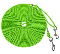 Reflective Cat Leash -30FT Cat Cable Out Escape Proof Walking Leads Yard Long Durable Safe Leash Traning Play Outdoor for Puppies/Kittens/Small Animals(Green)