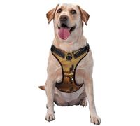Reflective Chicago City printed dog harness breathable adjustable pet vest 4 sizes M with quick-release buckles suitable for walks and camping