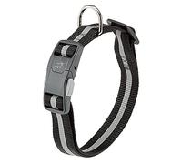 Reflective Collar for Dogs CLUB REFLEX C20/56 in Nylon with Magnetic Buckle, Ideal for Evening Walks