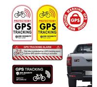 Reflective dashcams - 10g SticNotice kers, Self-Adhesive Labels Visibility GPS Tracking Set Weatherproof Coating | SURVEILLANCES Recording Signs for Car Truck Bike RV Garage Parking