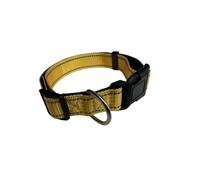Reflective Dog Collar Adjustable Soft Neoprene Padded Nylon Pet Collars with Buckle for Medium Dogs (C, 40cm)