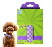 Reflective Dog Collar | Dog Collar, Rechargeable Design for Walks and Animals - Darkness