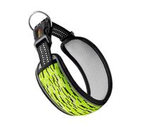 Reflective Dog Collar, Heavy Duty Padded Pet Collar, Adjustable with Reflection Strip, 0.59x9in Comfortable and Portable Design for Puppy Walking, Running, Indoor, Outdoor Use