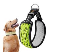 Reflective Dog Collar, Heavy Duty Padded Pet Collar, Adjustable with Reflection Strip, 0.59x9in Comfortable and Portable Design for Puppy Walking, Running, Indoor, Outdoor Use