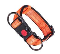 Reflective Dog Collar - Quick Release Nylon Pet Training Collar, Safety Visibility | Strong Stitching Design Feature, Prevents Accidental Opening Purpose, Walking Exercise Outdoor Use