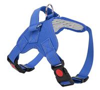 Reflective Dog Harness with Massage Points | Adjustable Pet Vest for Small Medium Dogs | Oxford Cloth No - Pull Harness for Walking/Running/Training (M is suitable for head circumference 40-48