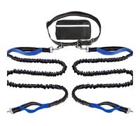 Reflective Dog Lead - Nylon Heavy Duty Long Tie Out Cable with Storage Bag | Perfect for Medium Large Dogs Walking Running Camping Recall Training Outdoor Control Activity Use