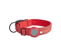 Reflective Dog Positioning Collar Medium And Large Dog Non-Strangle Neck Ring Pet Tracking Anti-Lost Collar Traction Rope(Red,XL)