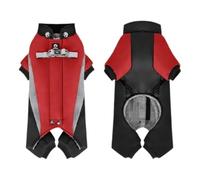 Reflective Dog Safety Jacket Winter Warm Waterproof Windproof Labrador Bulldog Yorkshire Terrier Shiba Inu Pug Coat,A,L