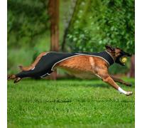 Reflective Dog Sleeve to Stop Licking Hind Leg - Breathable Back Leg Braces with a Back Buckle for Wound Protection - Abrasion Resistant Hip Support Brace for Medium Dogs, Cone Alternative - Size M