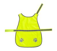 Reflective Dog Vest - 60g Visibility Yellow, Adjustable Safety Jacket | Fluorescent Pet Security Coat, Breathable Night Walking Apparel | Outdoor Hunting Hiking Running Construction Top Harness