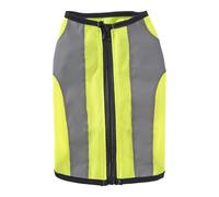 Reflective Dog Vest, Safety Service Vest for Dogs with Zip, High Visibility Luminous Jacket, Breathable Training Clothing for Dogs for Night and