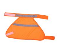 Reflective Dog Vest Summer with Adjustable Fit, Breathable Safety Wear | Polyester Build, Orange Fluorescent Panels, Broad Strips, Easy Slip-on Design, for City Streets and Night Walks