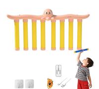 Reflective Drop Stick Challenge Game, Hand Speed Challenge Game, Hand Eye Coordination Training Toy, 3 Adjustable Speed Modes, Catching Sticks Games for All Ages, Upgrade Remote Control (Pink)