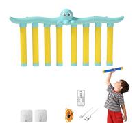 Reflective Drop Stick Challenge Game, Hand Speed Challenge Game, Hand Eye Coordination Training Toy, 3 Adjustable Speed Modes, Catching Sticks Games for All Ages, Upgrade Remote Control (Blue)