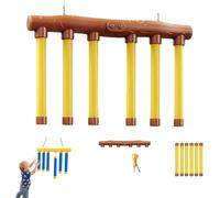 Reflective Drop Stick Challenge Game Set, 2026 New Falling Catching Game Hand Eye Coordination Reflex Training, 3 Adjustable Speed Modes, Reflex Game for Family Friends (Yellow, Non-remote-controlled)