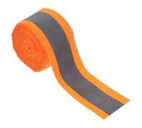 Reflective Fabric Strip Sew on Safety Tape 5 Meters Polyester Orange