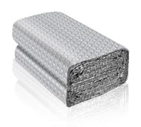 Reflective Foil Insulation Aluminium Bubble Foil Radiator Reflector Shed Insulation Heat Reflective Sheet for Window Roof Loft Floor Wall (3m×60cm)